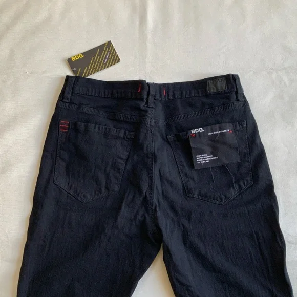 BDG High Rise Cigarette Jeans in Black - Picture 9 of 9